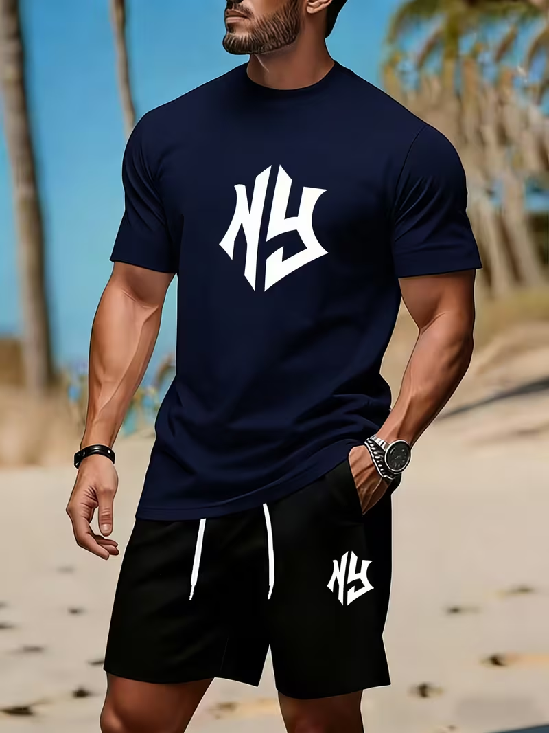 Street Fashion In China - New Street Trendy Men's Summer Breathable