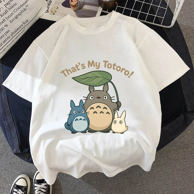 Street Fashion Y2K - My Neighbor TotoroT-shirt Cotton Anime Casual