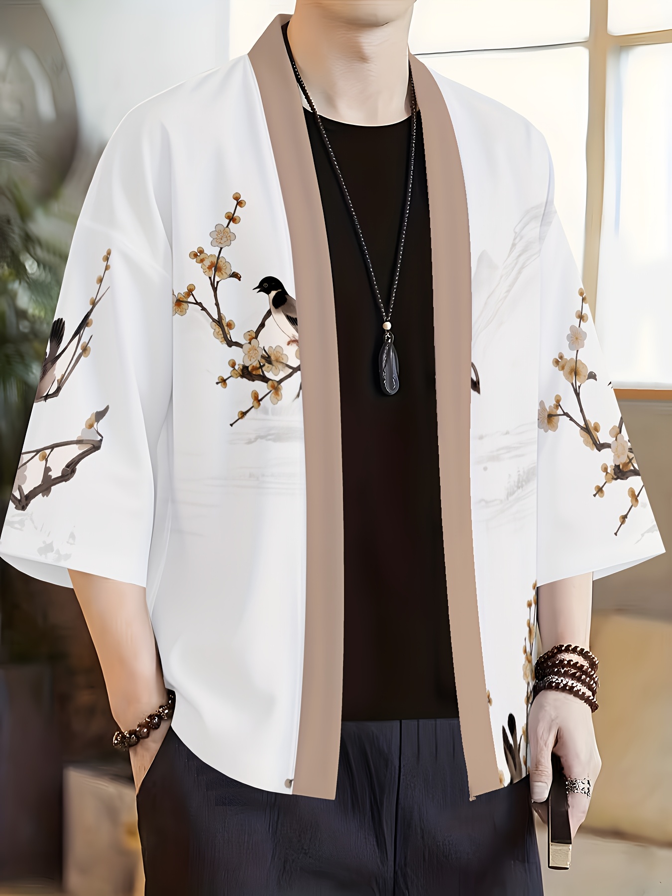 Street Fashion Styles - 2026 Summer New Men's Kimono 3D