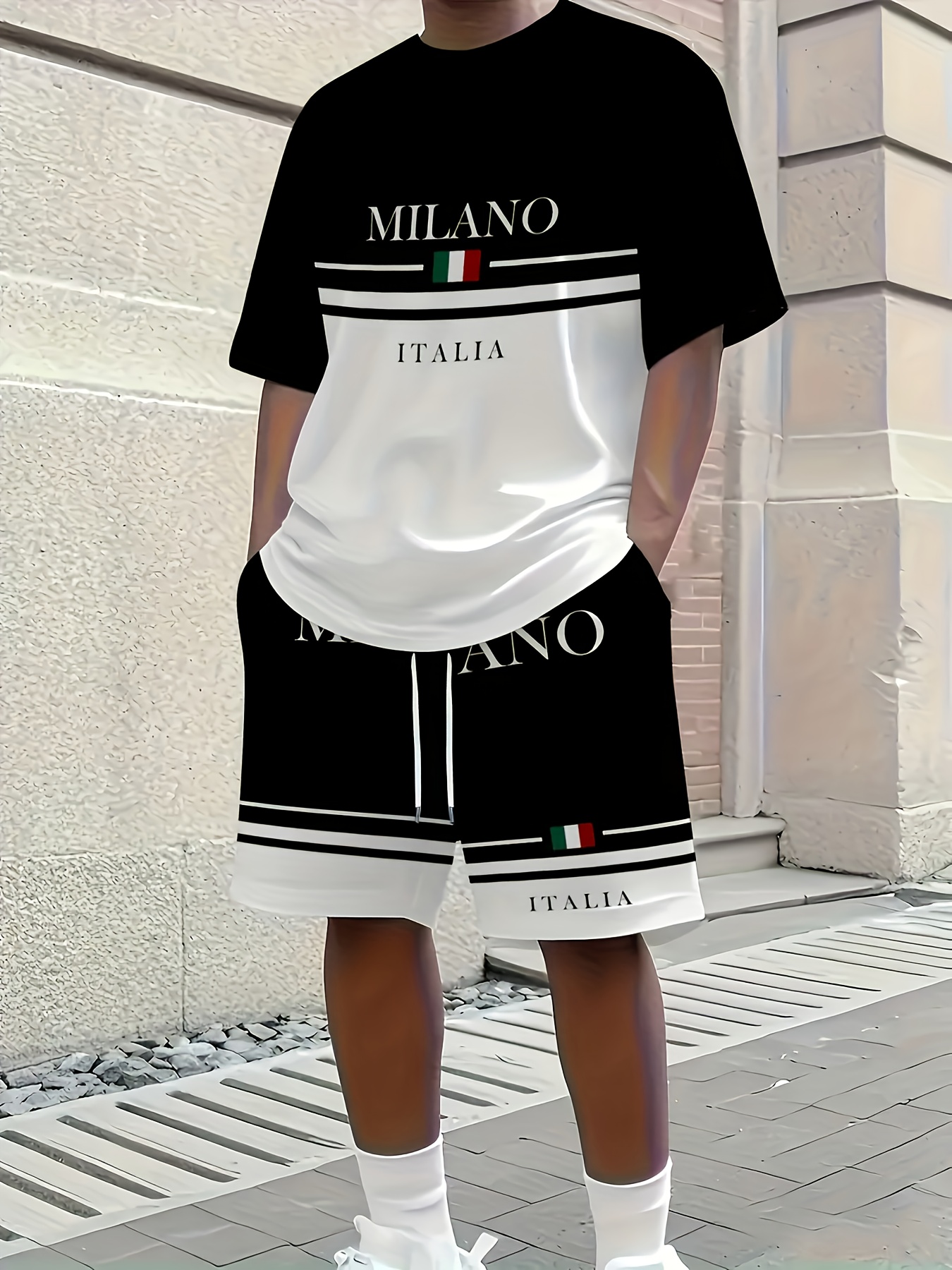 Street Fashion Styles - 2026 Summer New Men's Short-Sleeved Set