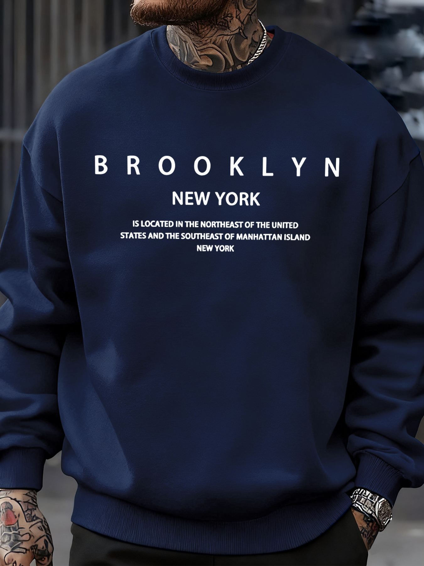 Brooklyn New York Letter Print - High Street Fashion New York 评论和价格