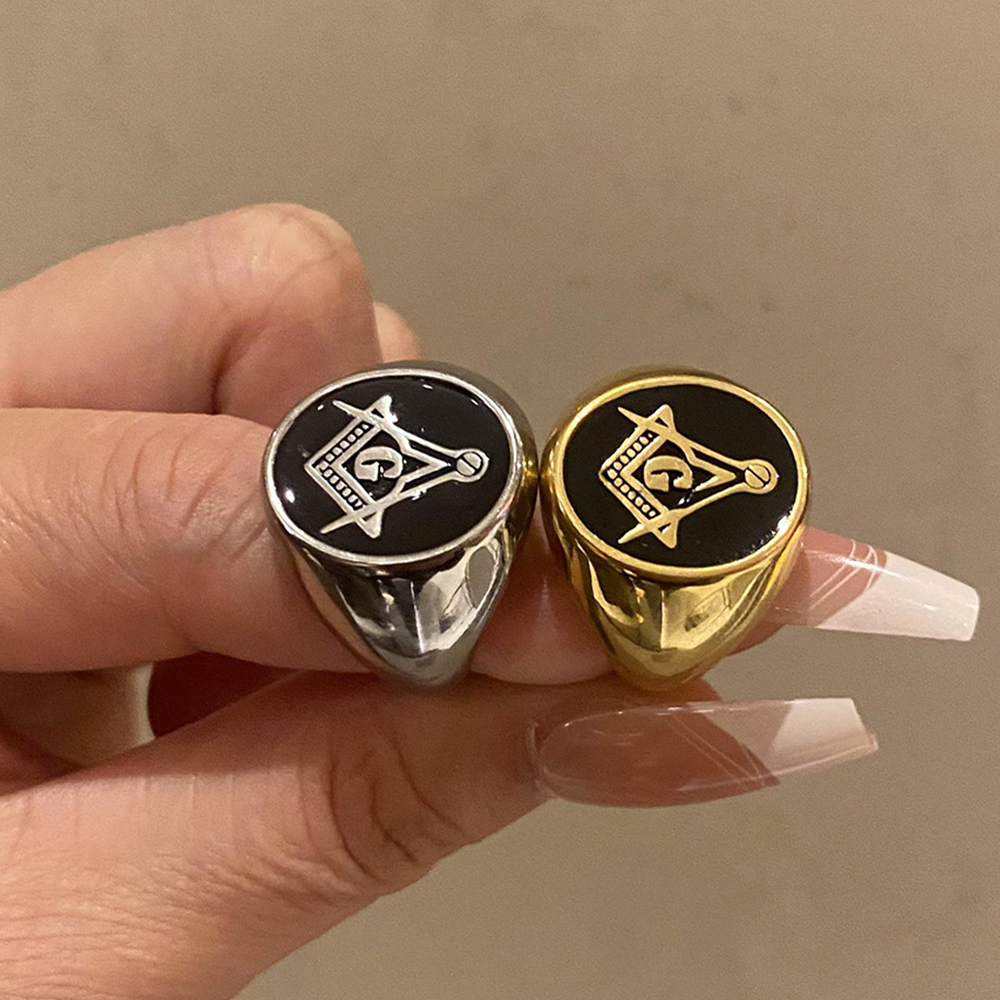 Men Vintage 316L Stainless Ste - Street Fashion Rings 评论和价格