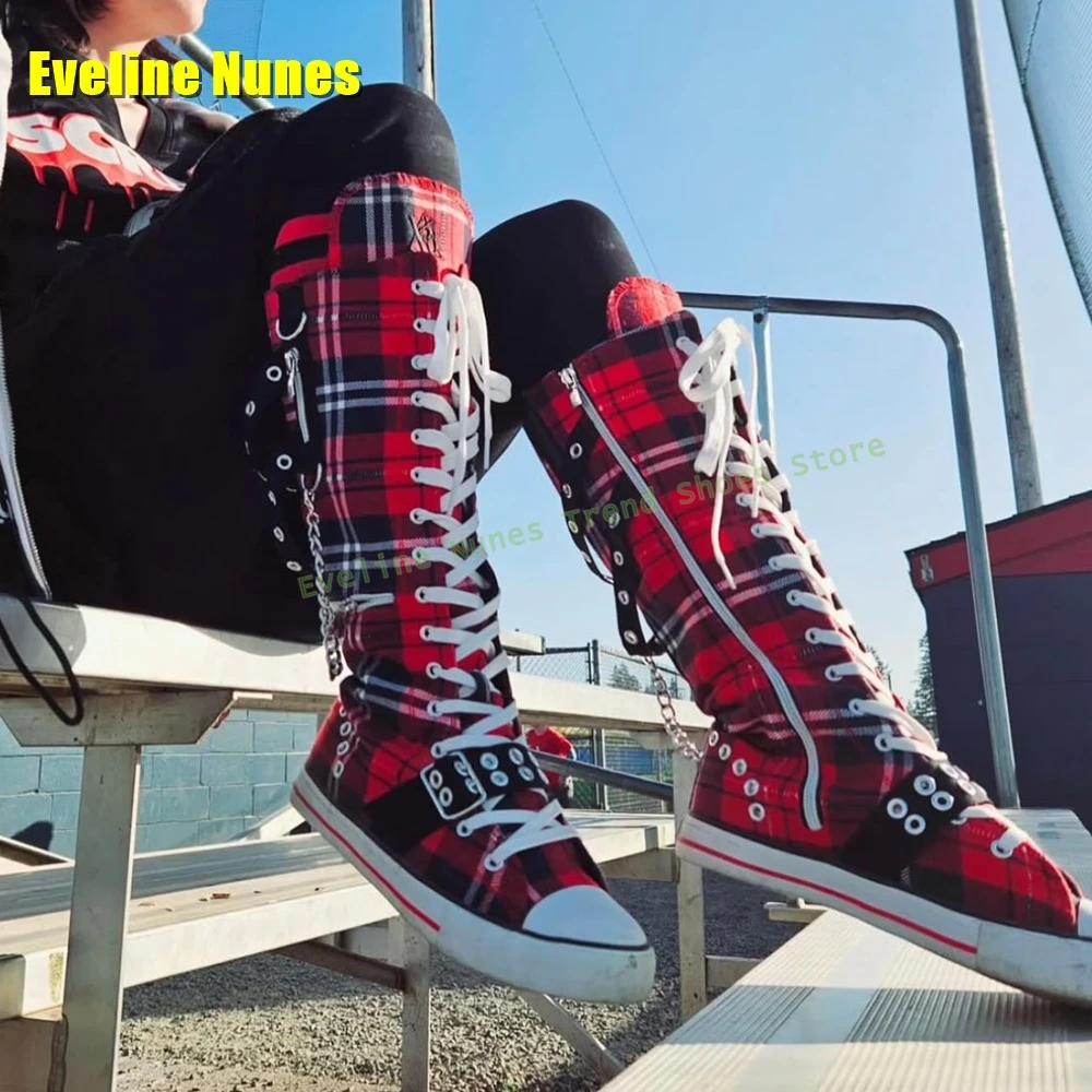 Heart Shaped Buckle Platform B - Street Fashion Y2K 评论和价格