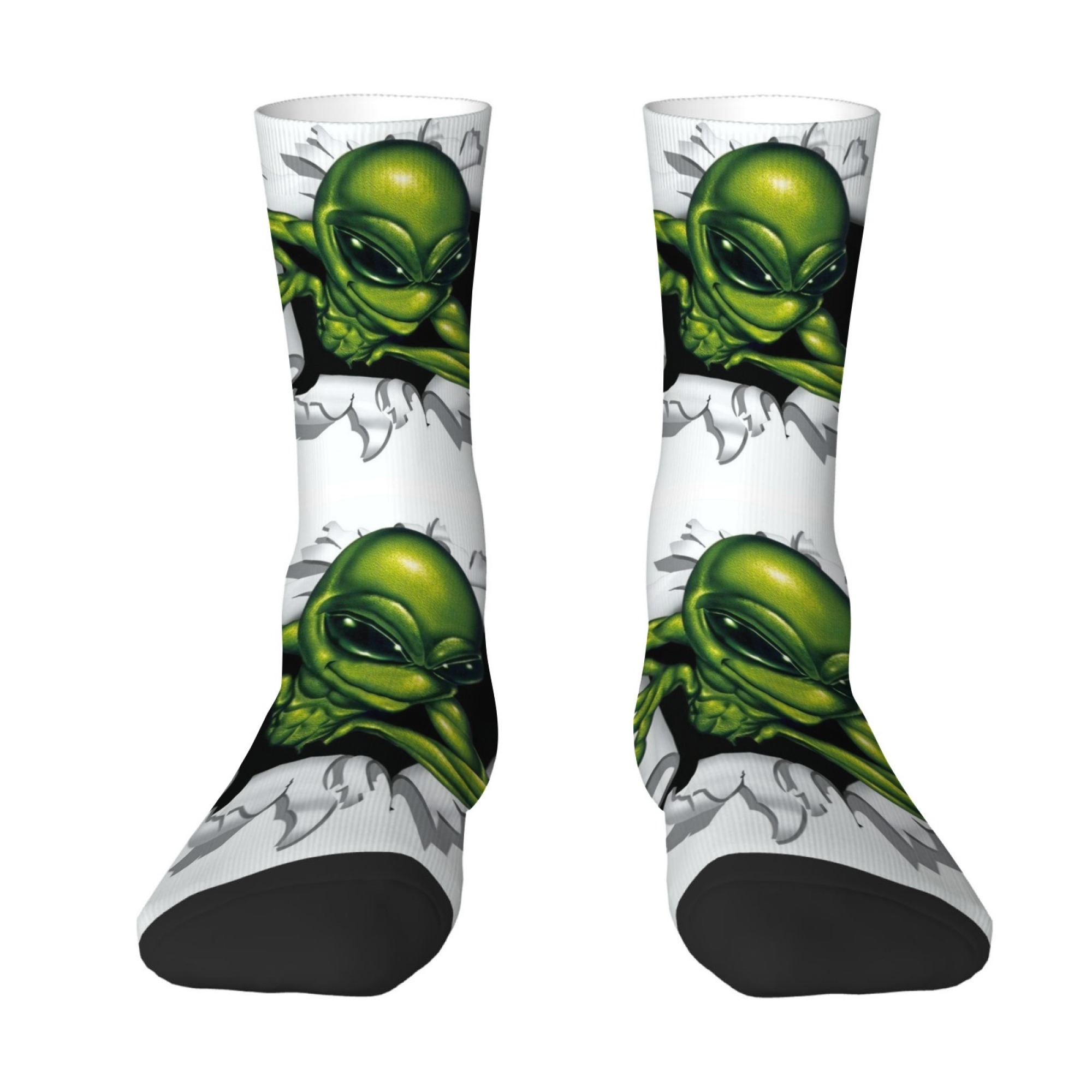 Creepy Alien-themed Ripped Pri - Street Fashion Style Youtube 评论和价格