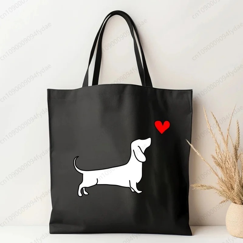 Dachshund Teckel Cute Dog  Can - Tote Bag Canvas Print 评论和价格