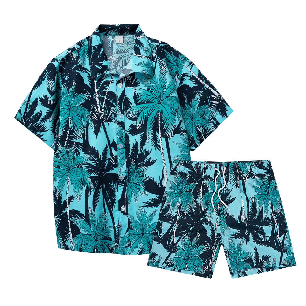 Hawaiian Coconut Tree 3D Print - Street Fashion Male 评论和价格