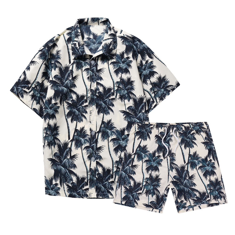 Hawaiian Coconut Tree 3D Print - Street Fashion Male 评论和价格