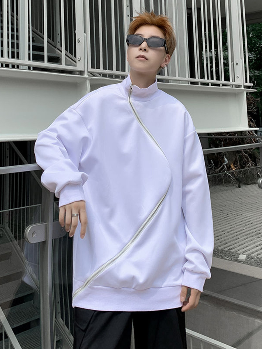 Man Outerwear No Hat Hoodies T - Street Fashion Shibuya 评论和价格