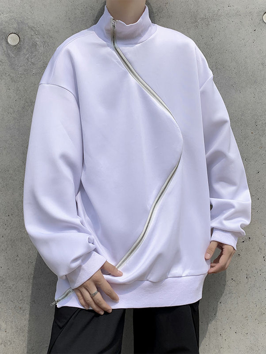 Man Outerwear No Hat Hoodies T - Street Fashion Shibuya 评论和价格