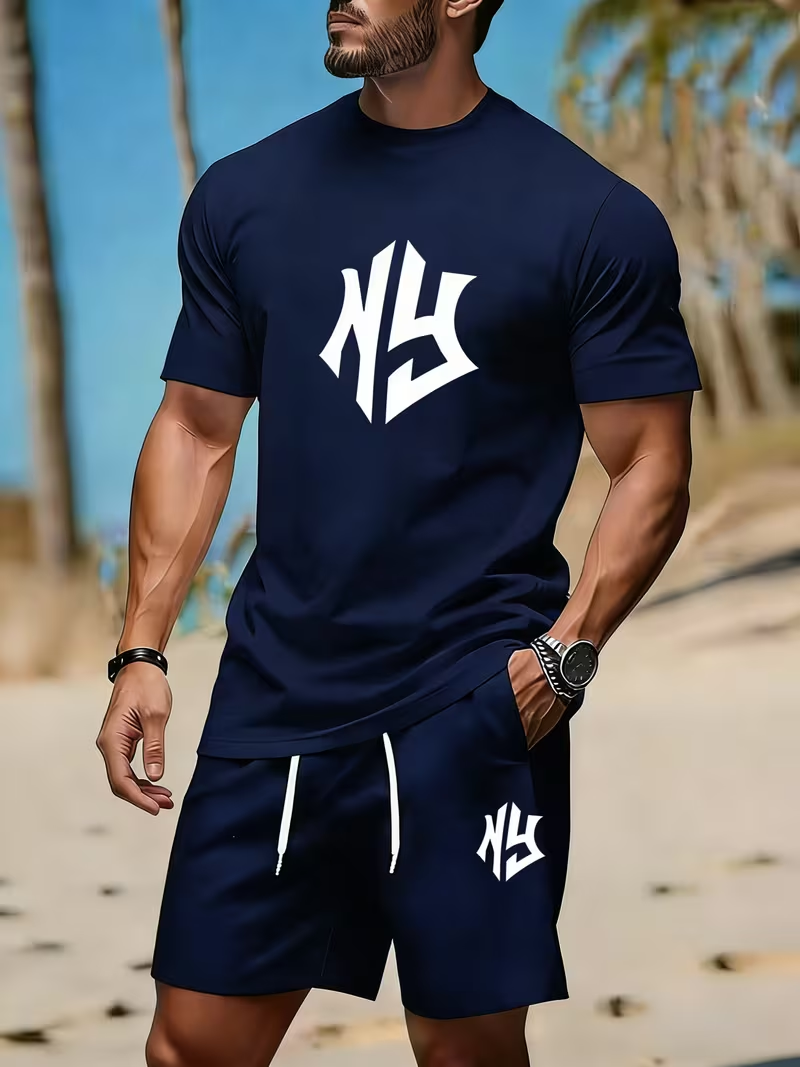 New Street Trendy Men's Summer - Street Fashion In China 评论和价格