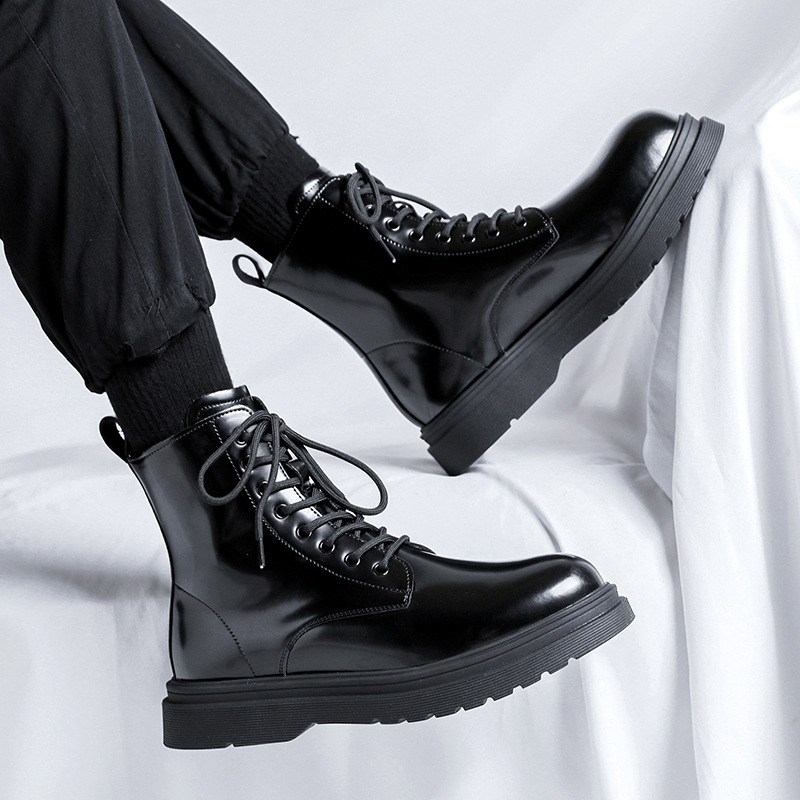 men fashion platform boots bla - Street Fashion Dress 评论和价格