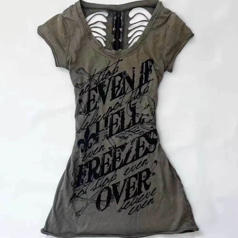 Summerjapanese Retro Hollow De - Street Fashion Y2K 评论和价格