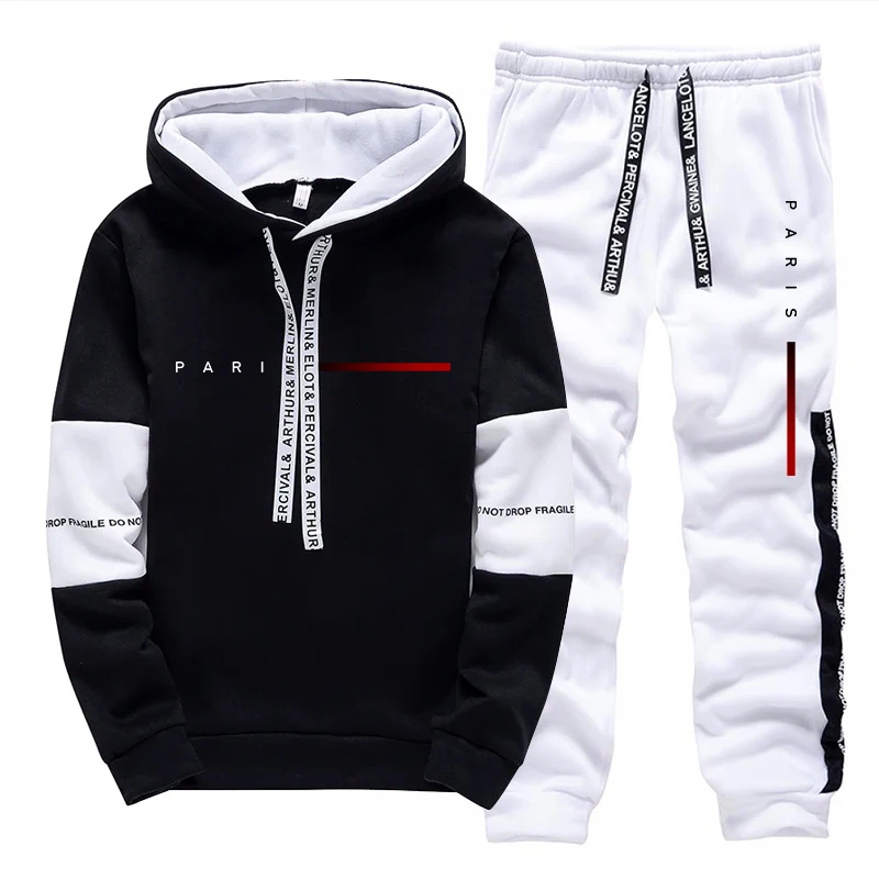 Paris Fashion Hoodie Streetwea - Street Fashion Male 评论和价格