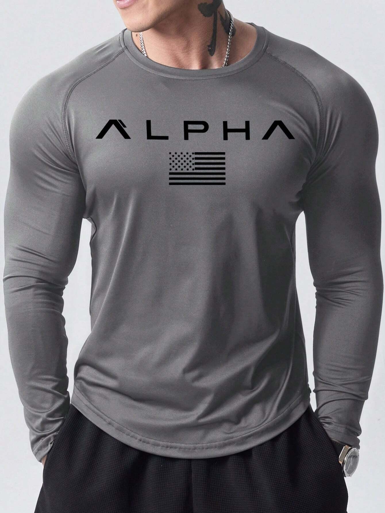 New men's long-sleeved T-shirt - Street Fashion In China 评论和价格
