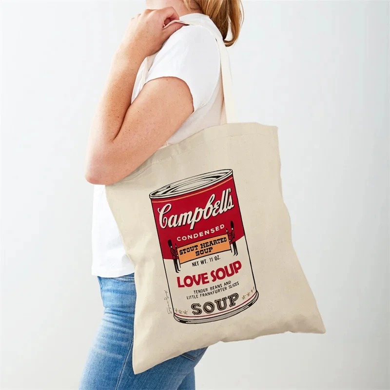Vintage Art Andy Warhol Women' - Tote Bag Canvas Print 评论和价格