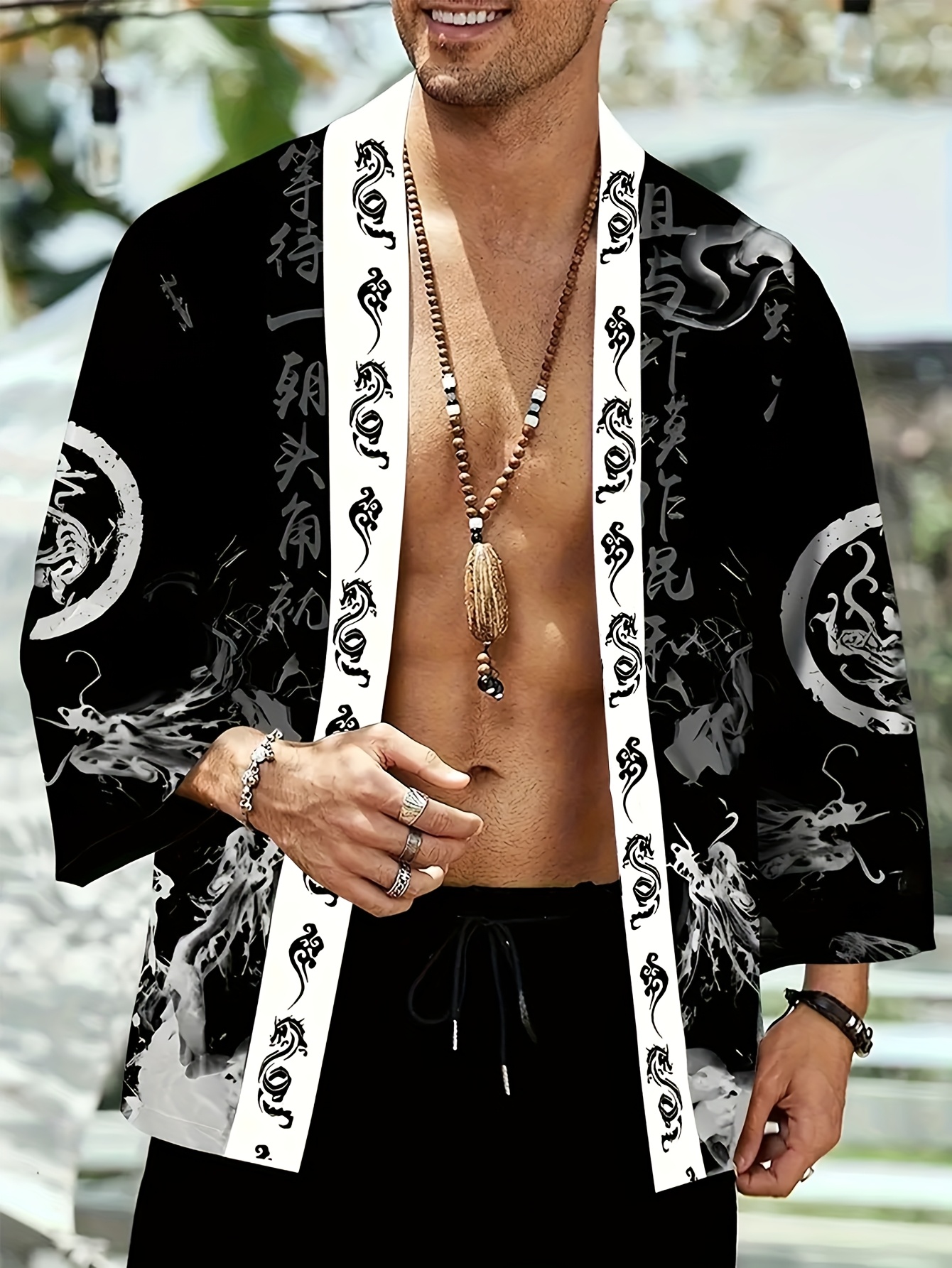 The 2026 summer new men's kimo - Street Fashion Styles 评论和价格