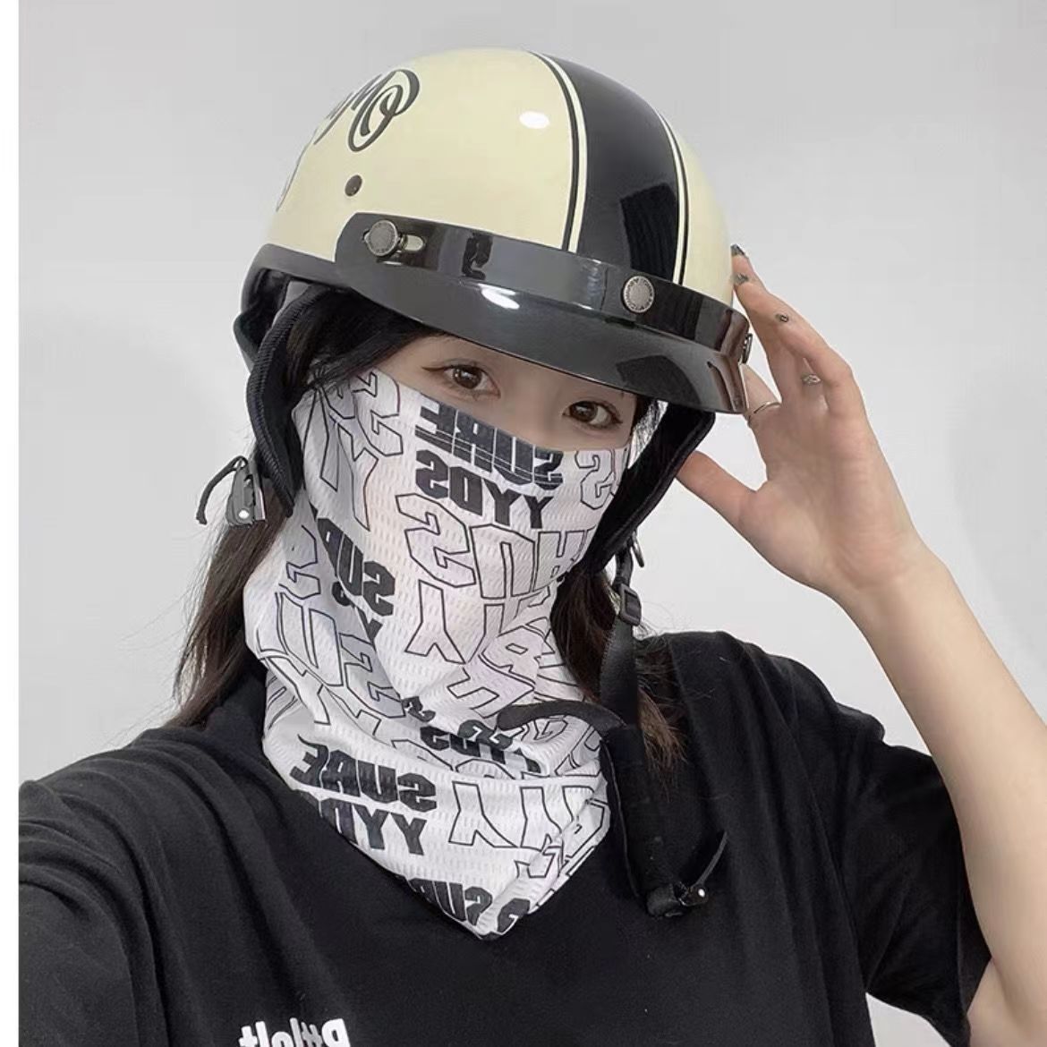 Fashion Sunscreen Mask For Men - Street Fashion Rings 评论和价格