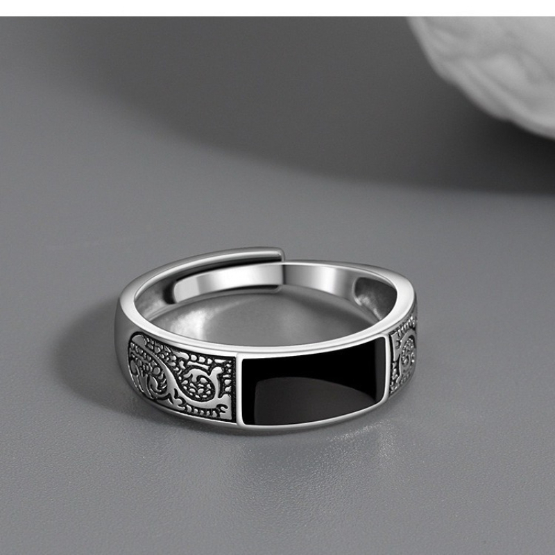 925 Sterling Silver Ring Vinta - Street Fashion Rings 评论和价格