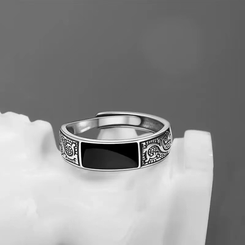 925 Sterling Silver Ring Vinta - Street Fashion Rings 评论和价格