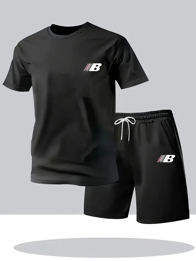 Summer Men's Printed Short-Sle - Street Fashion Male 评论和价格