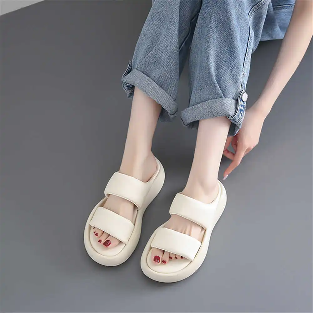 Size 39 Strips Summer Shoes Sa - Street Fashion Outlet 评论和价格