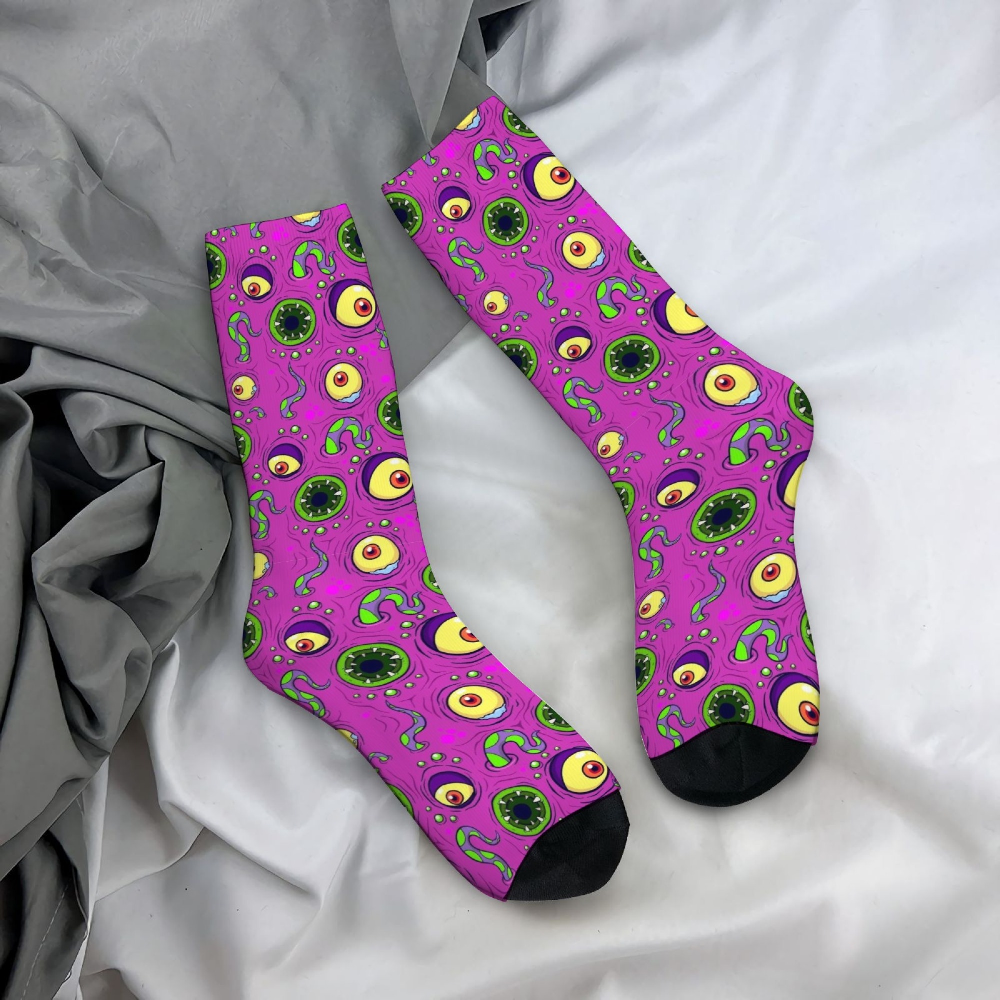 Crazy Cartoon Zombie Eye Men's - Street Fashion Style Youtube 评论和价格