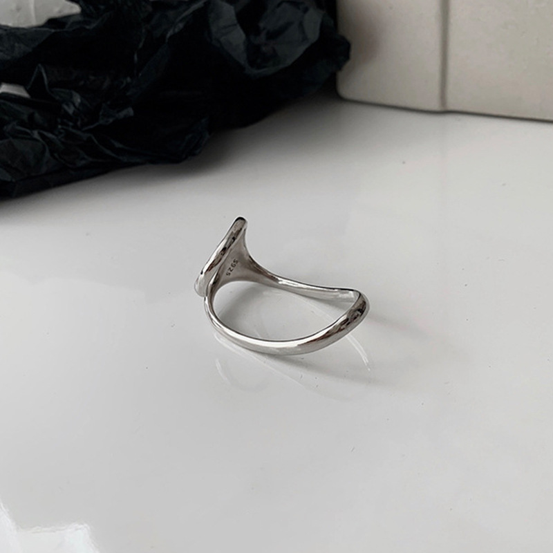PANJBJ 925 Sterling Silver Lin - Street Fashion Rings 评论和价格