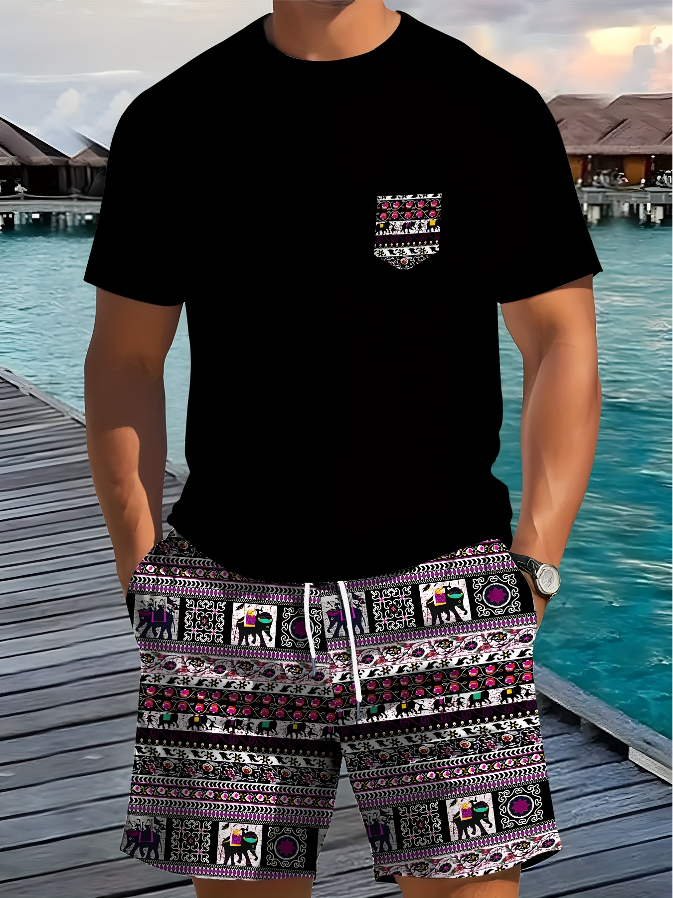 2026 Summer New Men's Short-Sl - Street Fashion Styles 评论和价格