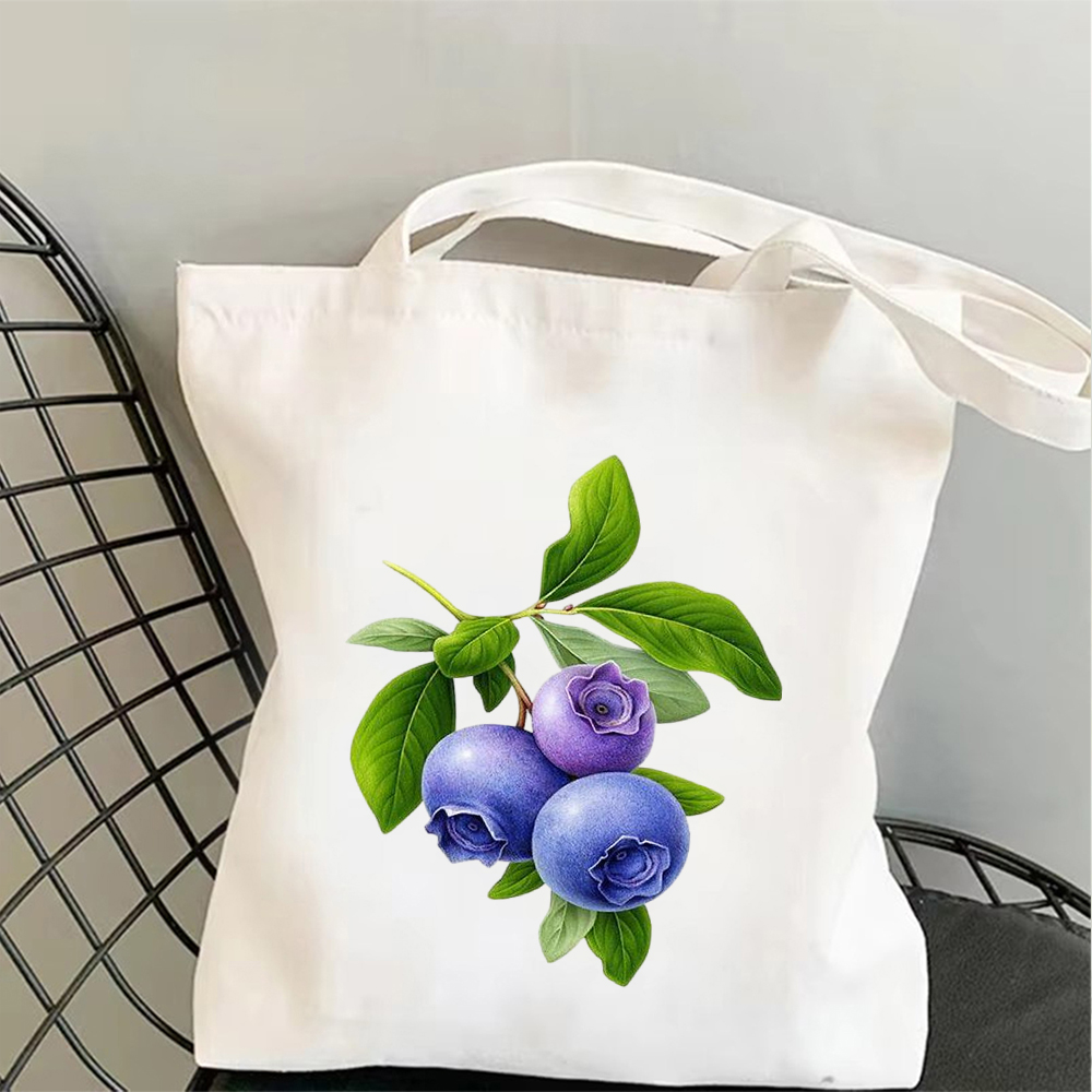 Blueberry Art Canvas Tote Bag  - Tote Bag Canvas Print 评论和价格
