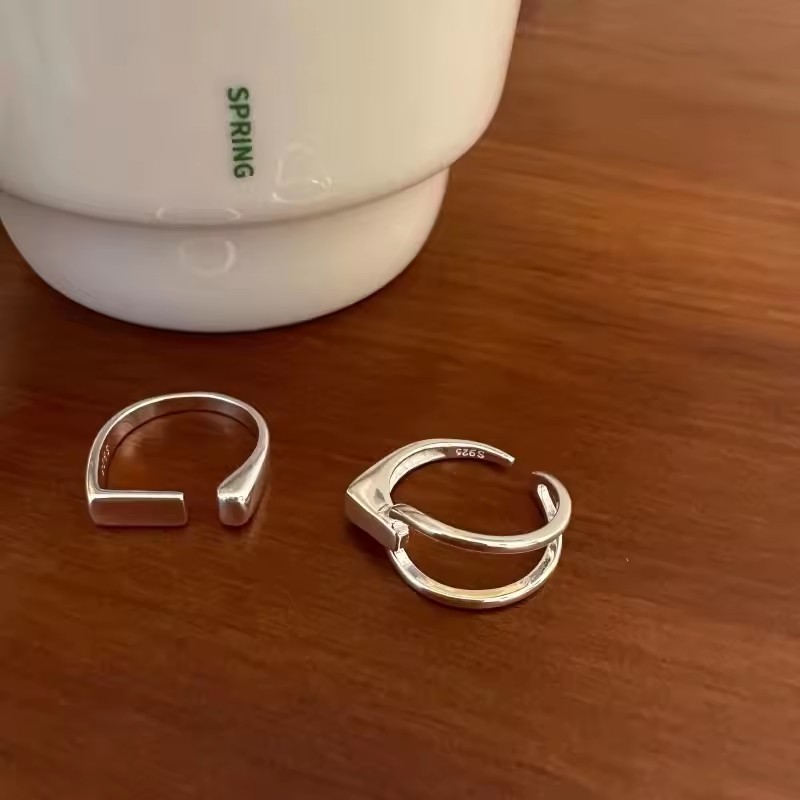 VENTFILLE 925 Sterling Silver  - Street Fashion Rings 评论和价格