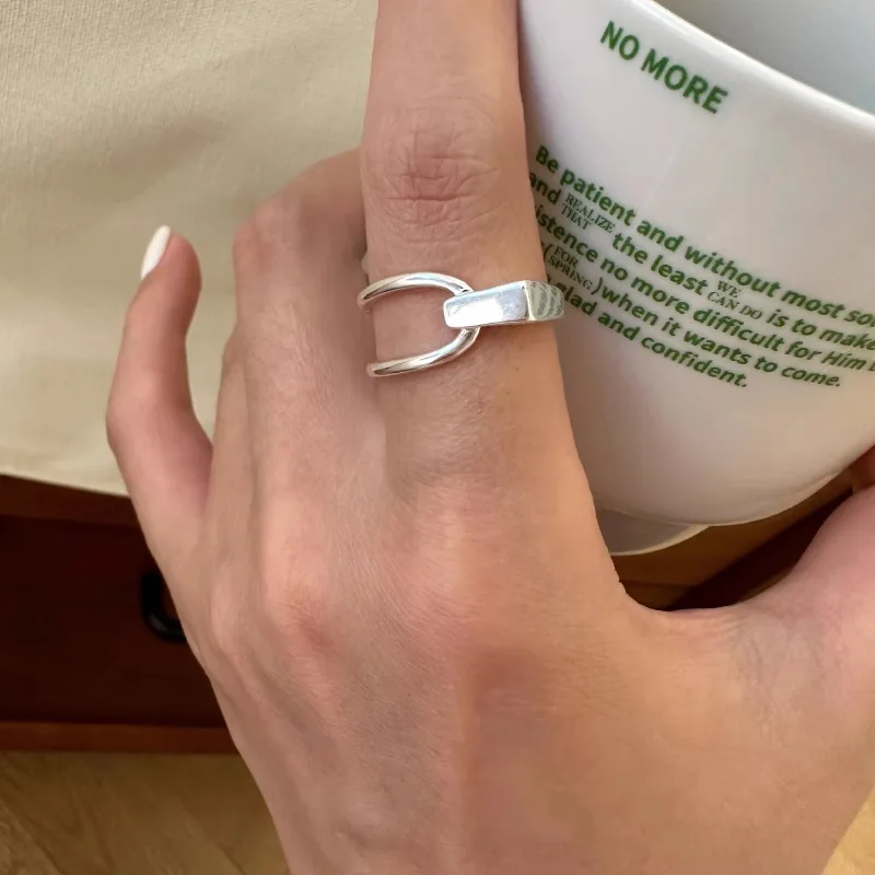 VENTFILLE 925 Sterling Silver  - Street Fashion Rings 评论和价格
