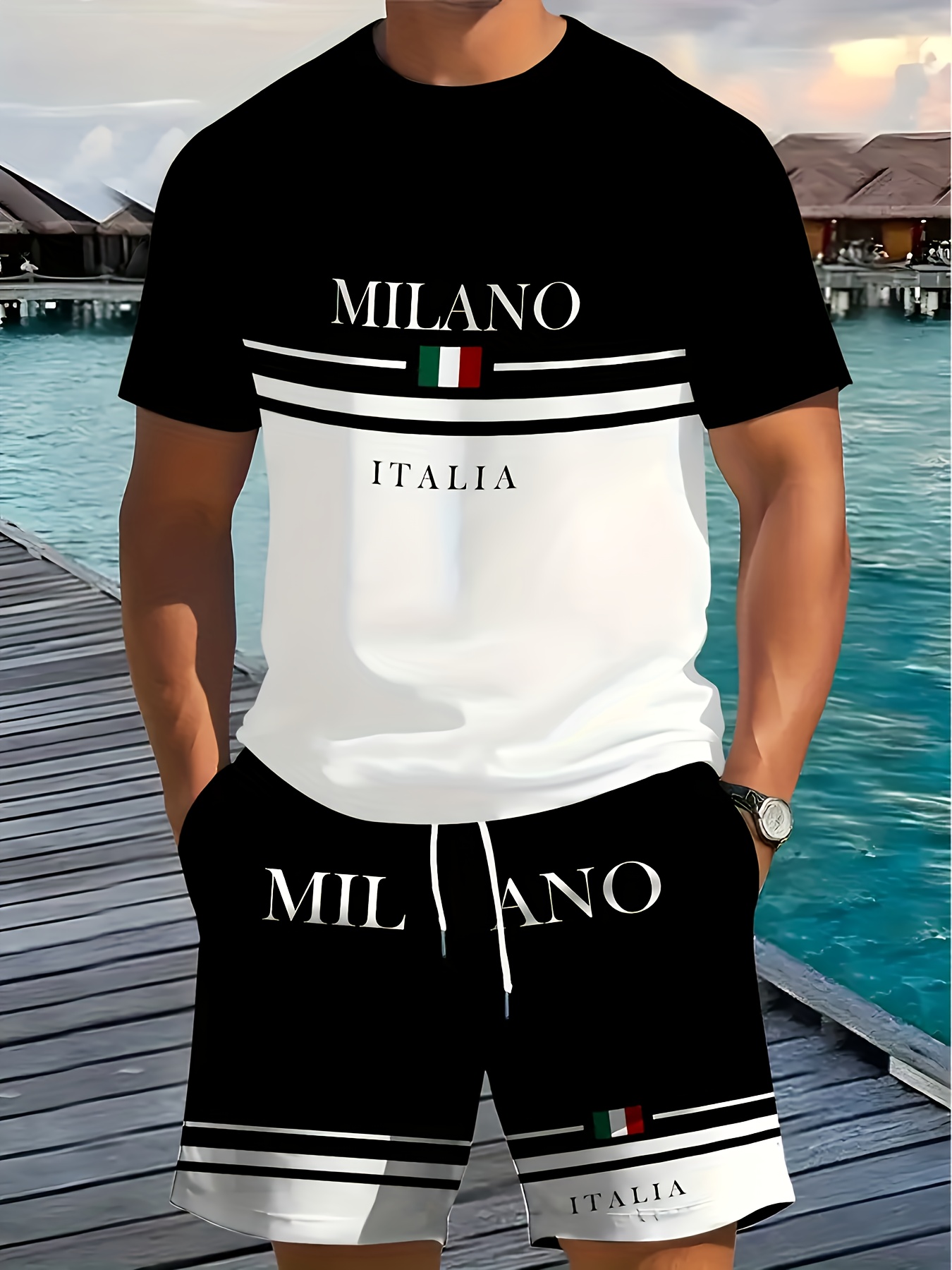 2026 Summer New Men's Short-Sl - Street Fashion Styles 评论和价格
