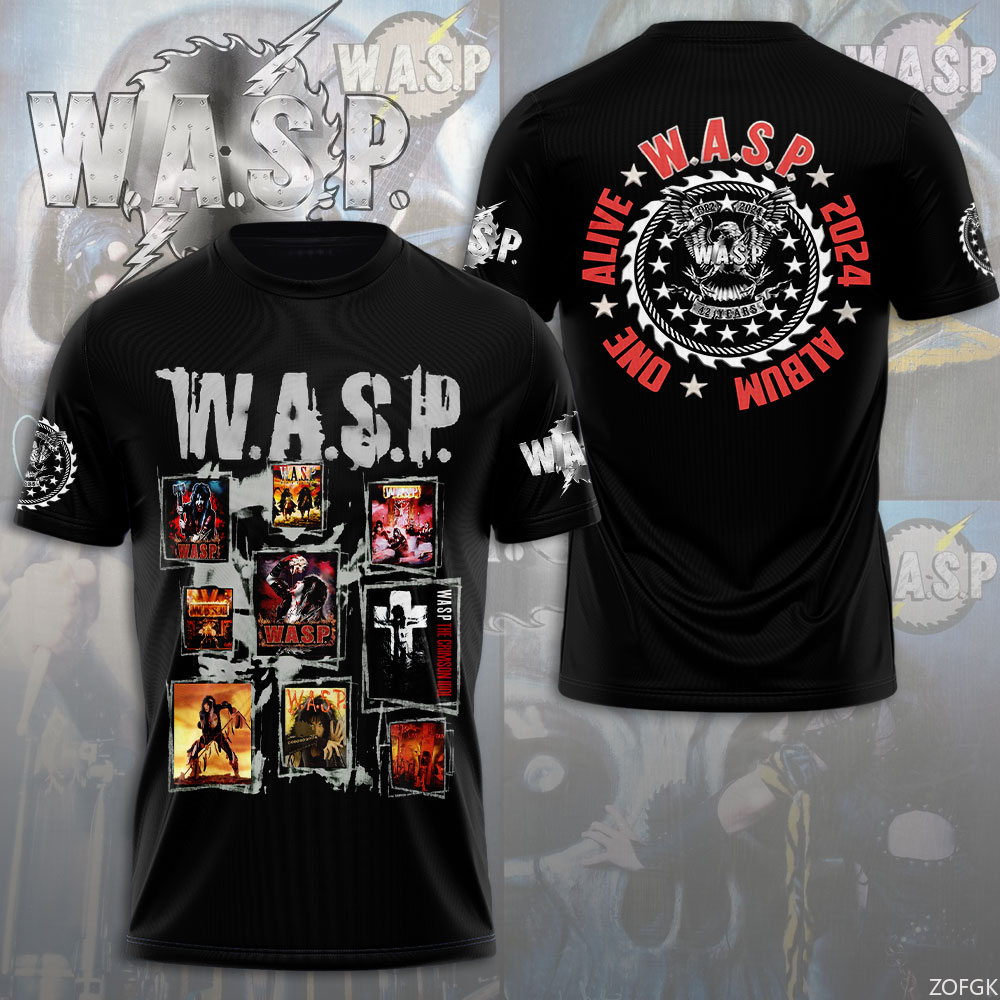 W.A.S.P Rock 3D Printing T-shi - Street Fashion Y2K 评论和价格