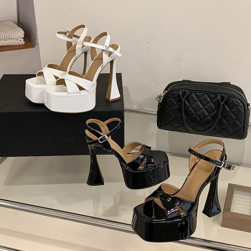Aneikeh Summer Lacquer Leather - Street Fashion Women 评论和价格