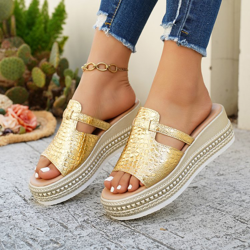 Fashion Gold Crocodile Texture - Street Fashion Dress 评论和价格