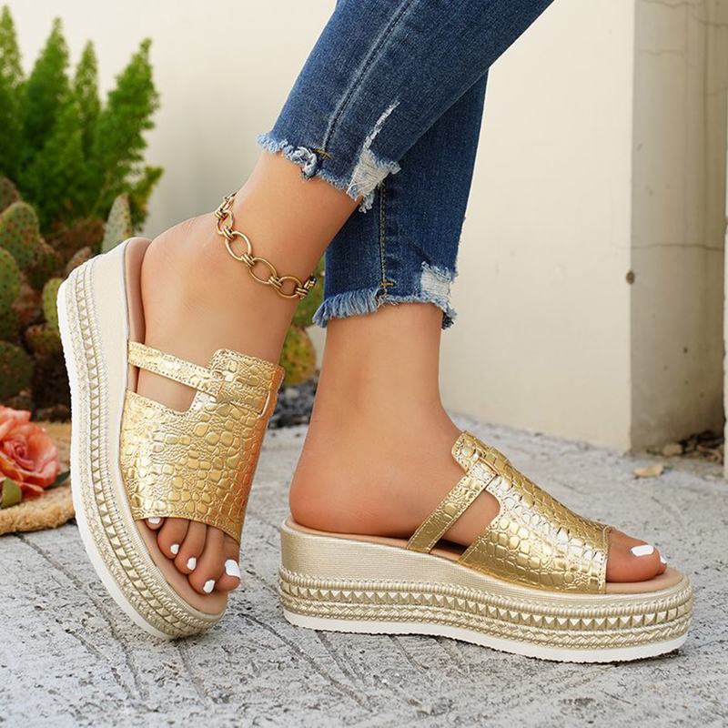 Fashion Gold Crocodile Texture - Street Fashion Dress 评论和价格
