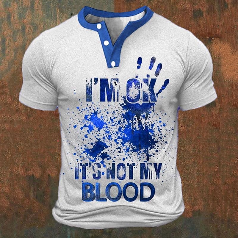 Funny 3D Letter Print Men's He - Street Fashion Male 评论和价格
