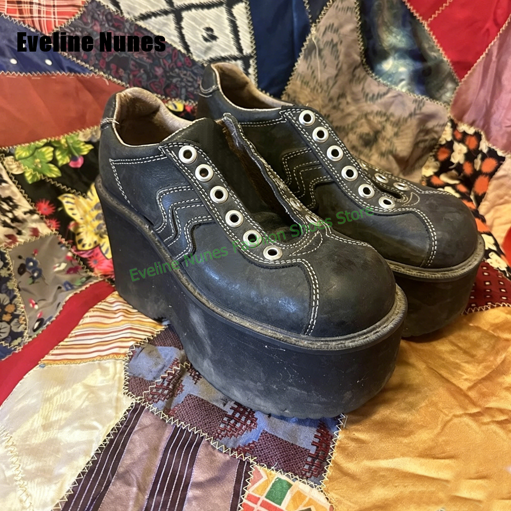 Y2K Platform Wedge Fashion Pum - Street Fashion Y2K 评论和价格