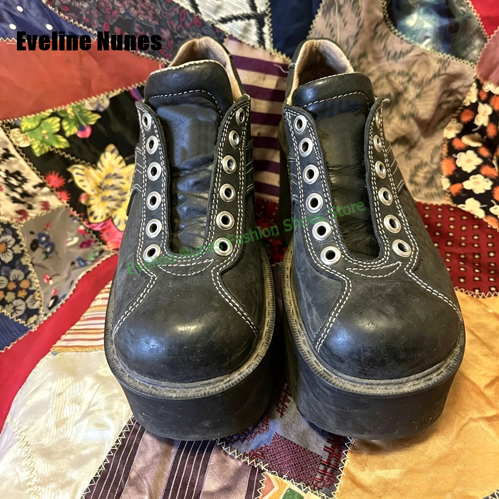 Y2K Platform Wedge Fashion Pum - Street Fashion Y2K 评论和价格
