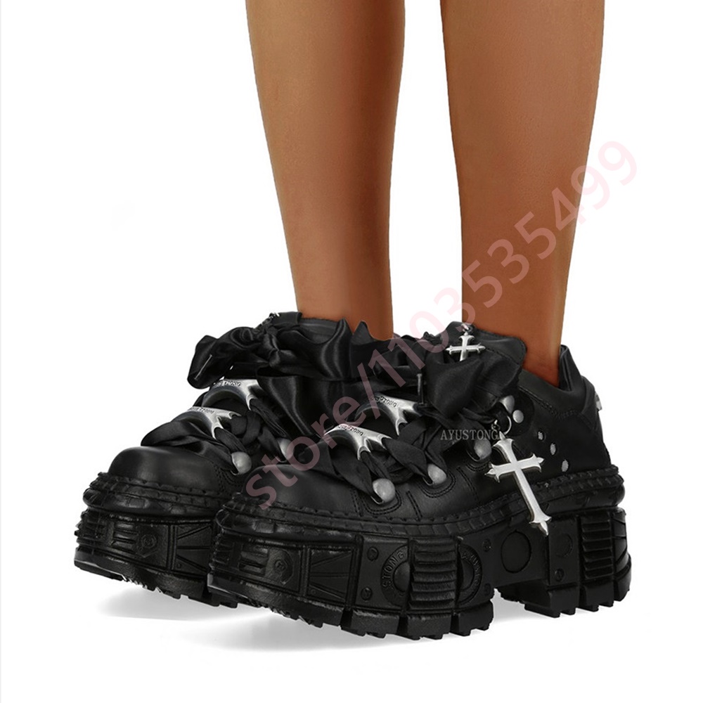 Chunky Punk Metal Rivet Ankle  - Street Fashion Y2K 评论和价格