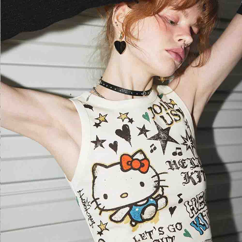Sanrio Hello Kitties Women's C - Street Fashion Y2K 评论和价格