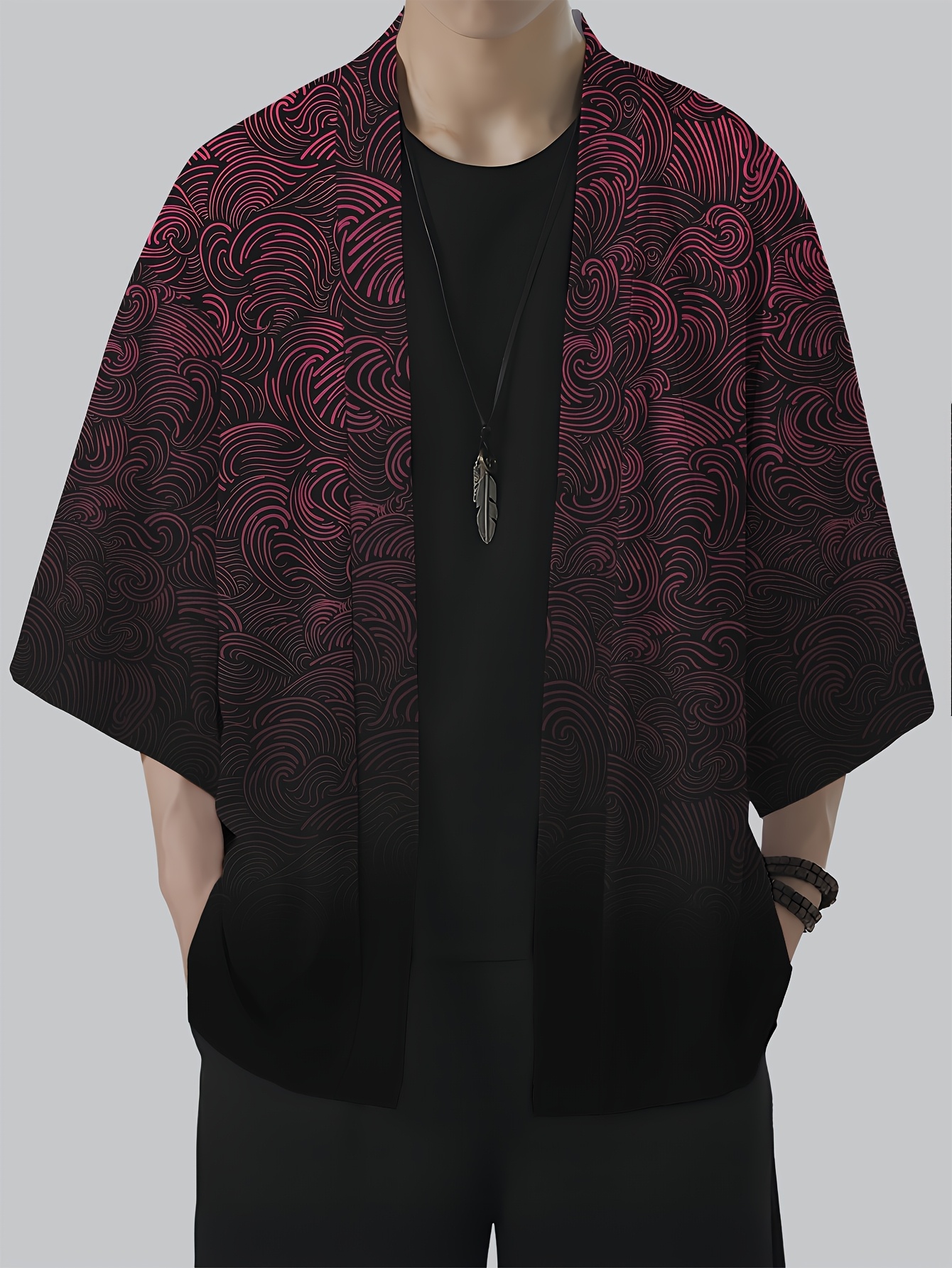 2026 Summer New Men's Kimono 3 - Street Fashion Styles 评论和价格