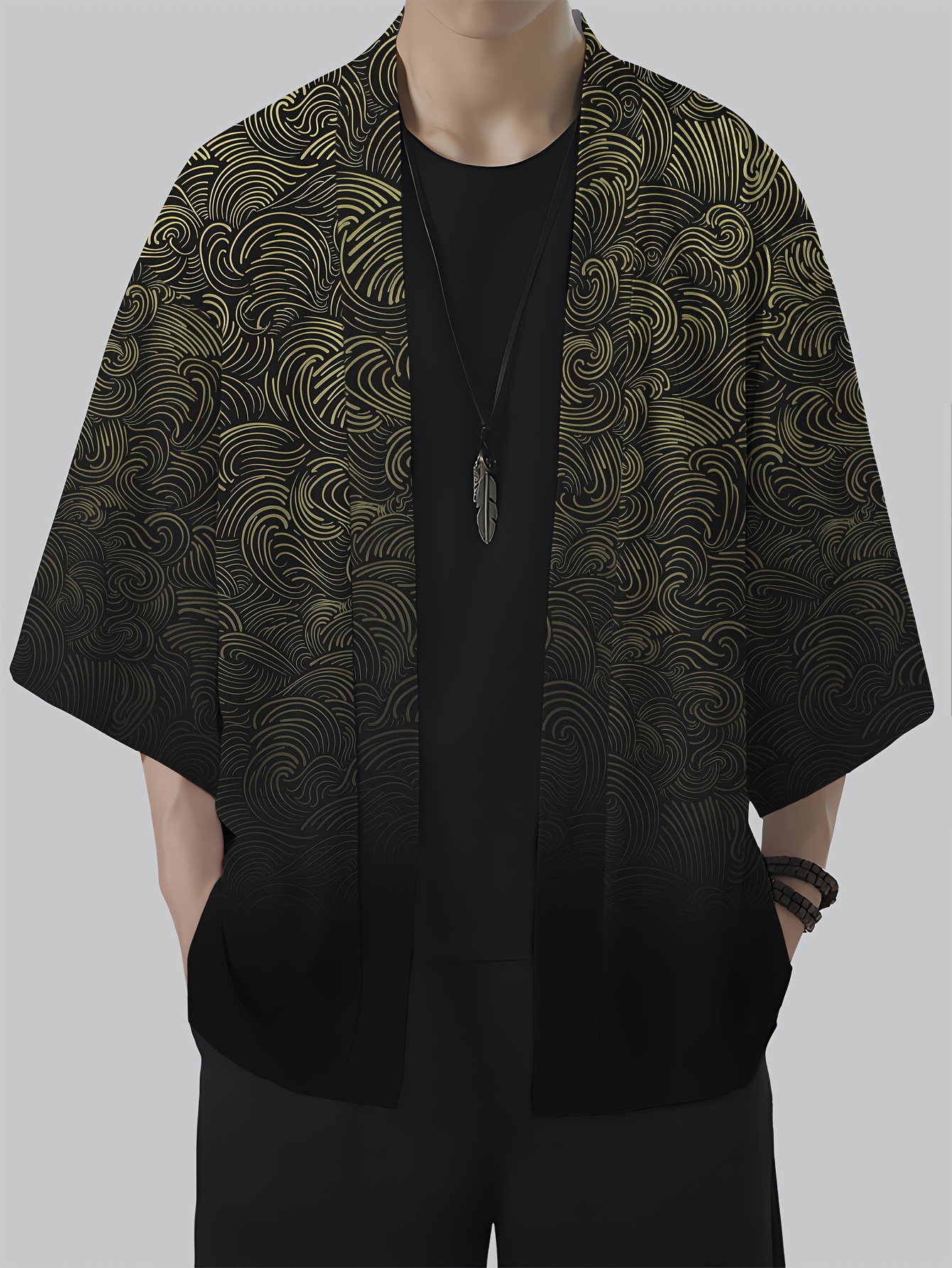 2026 Summer New Men's Kimono 3 - Street Fashion Styles 评论和价格