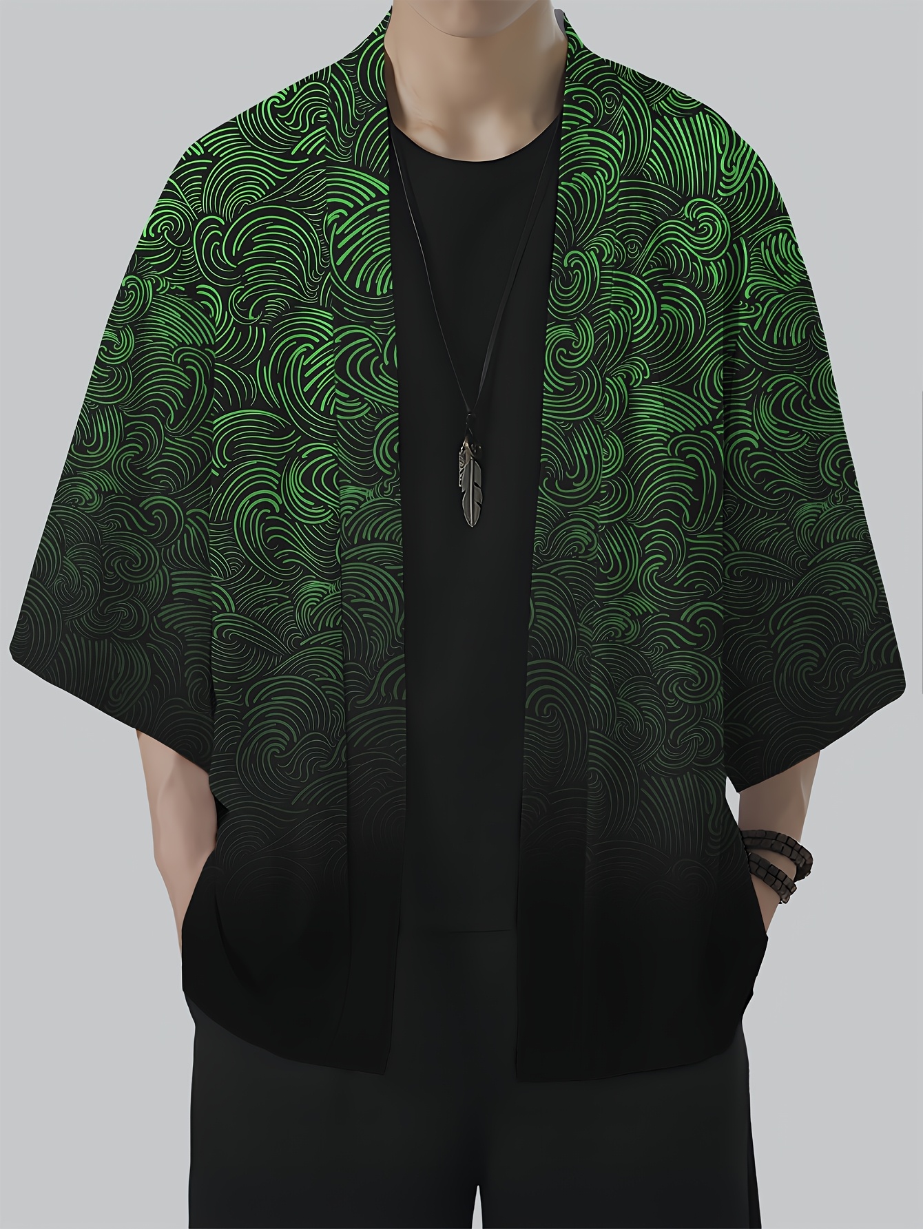 2026 Summer New Men's Kimono 3 - Street Fashion Styles 评论和价格