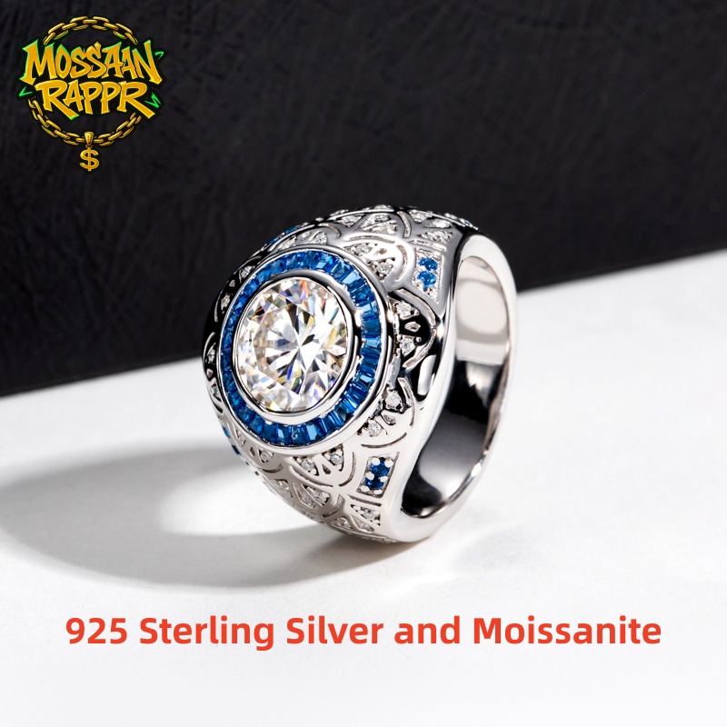 MossanRappr 3ct D Color Moissa - Street Fashion Rings 评论和价格